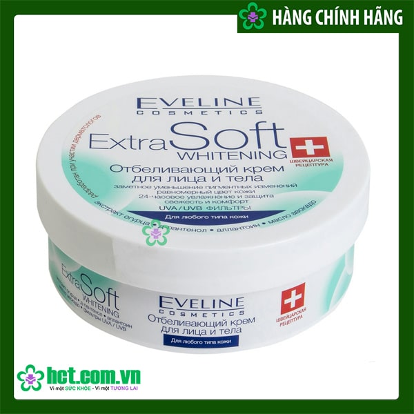Kem dưỡng trắng da Eveline Cosmetics Extra Soft Whitening 200ml
