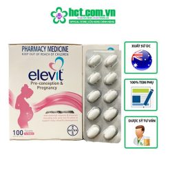 Thuốc vitamin tổng hợp Elevit cho bà bầu của Úc hộp 100 viên