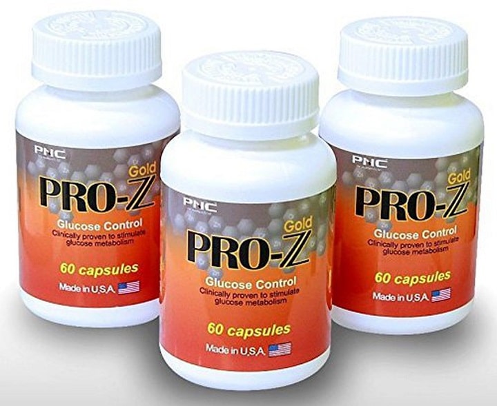 Viên uống Pro Z Gold Glucose Control - Thực phẩm chức năng cho người tiểu đường Mỹ