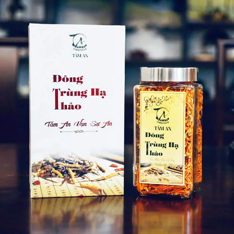 Đông trùng hạ thảo tâm an khô
