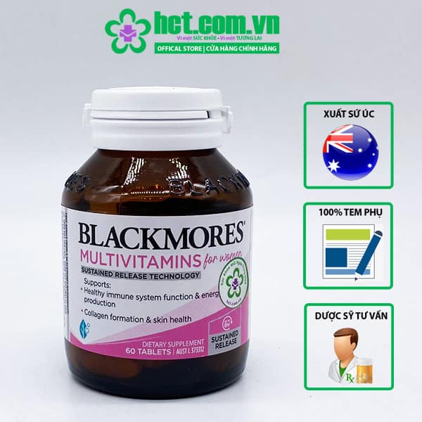 Vitamin tổng hợp cho nữ Blackmores Multivitamin For Men 60 viên