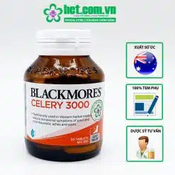 Viên uống hỗ trợ Gout Blackmores Celery 3000mg