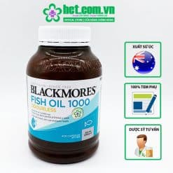 Viên uống bổ sung omega 3 blackmores fish oil odourless 1000mg hộp 400 viên