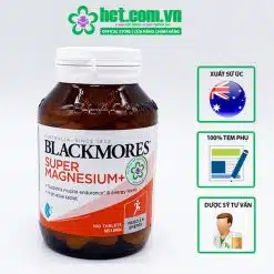 Viên Uống Bổ Sung Magie Blackmores Super Magnesium Plus