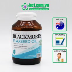 Viên Uống Tinh Dầu Hạt Lanh Blackmores Flaxseed Oil 1000mg