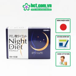 Viên uống giảm cân Night Diet Orihiro Nhật Bản 60 gói
