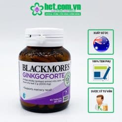 Viên uống bổ não Blackmores Ginkgo Forte 2000mg 80v