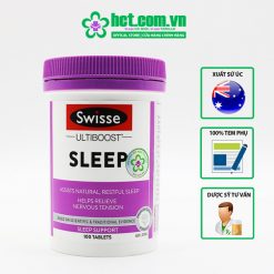 Viên uống hỗ trợ ngủ ngon Swisse Ultiboost Sleep 100 viên