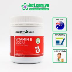 Viên uống bổ sung Vitamin E Healthy Care 500IU 200 viên