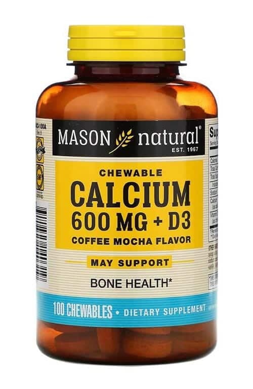 Viên uống bổ sung canxi Mason Natural Calcium + D3