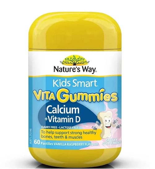 Kẹo canxi cho bé Nature’s Way Kids Smart Vita Gummies Calcium + Vitamin D
