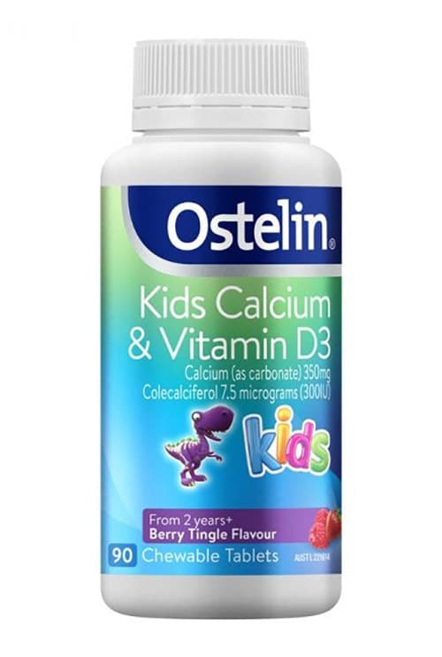 Thuốc canxi cho trẻ Ostelin Kids Calcium & Vitamin D3